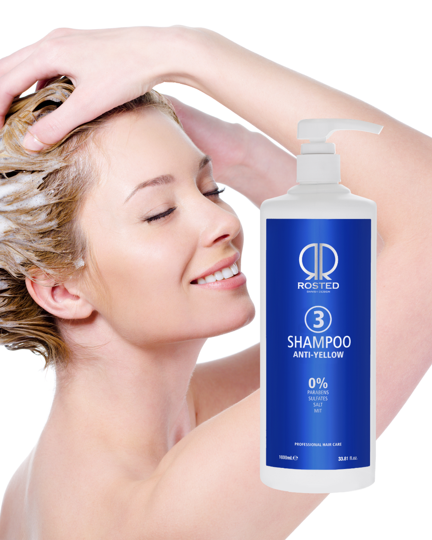 Rosted 3 Anti-Yellow Shampoo - 1000ml