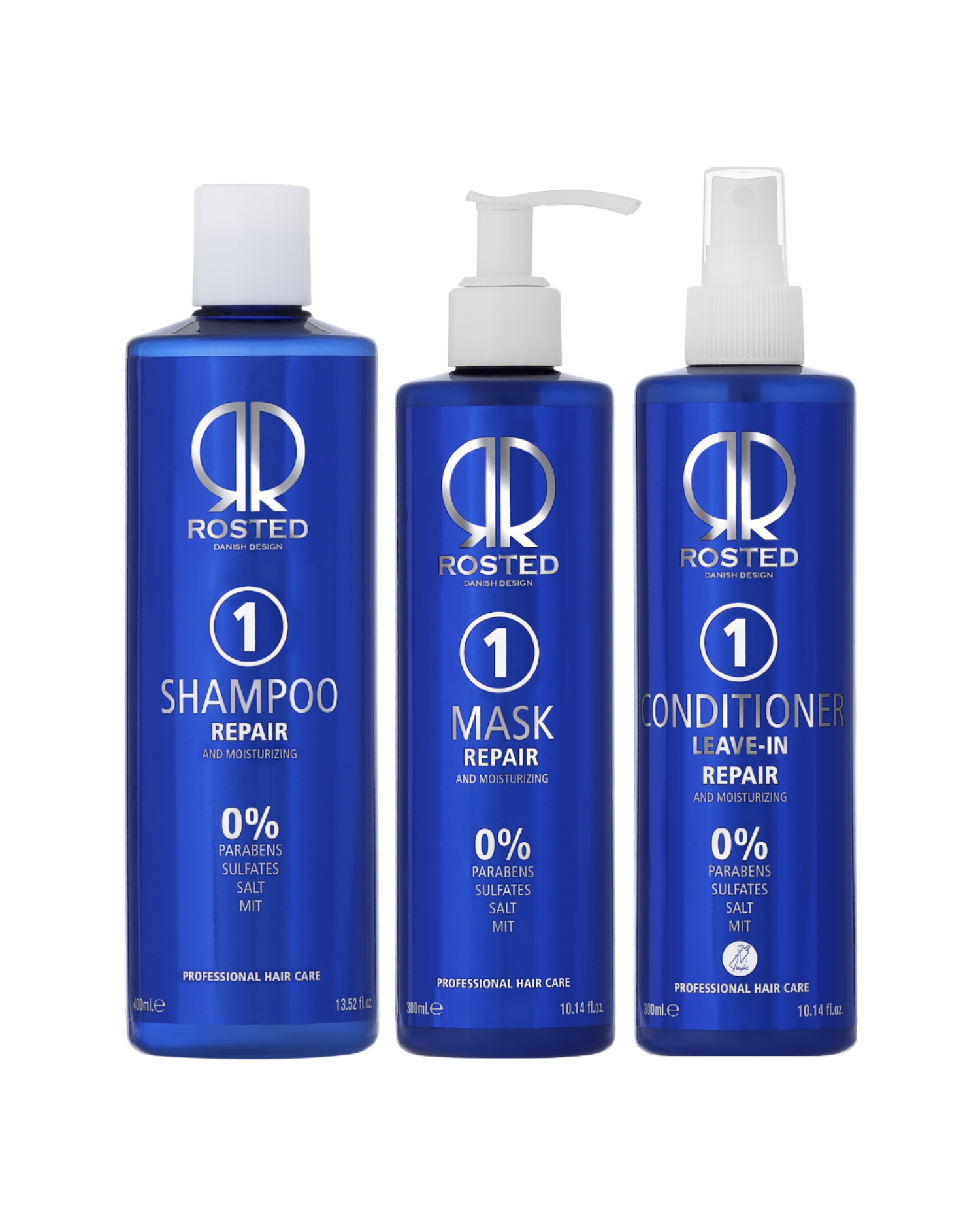 Rosted 1 Repair Set - Shampoo, Mask & Conditioner